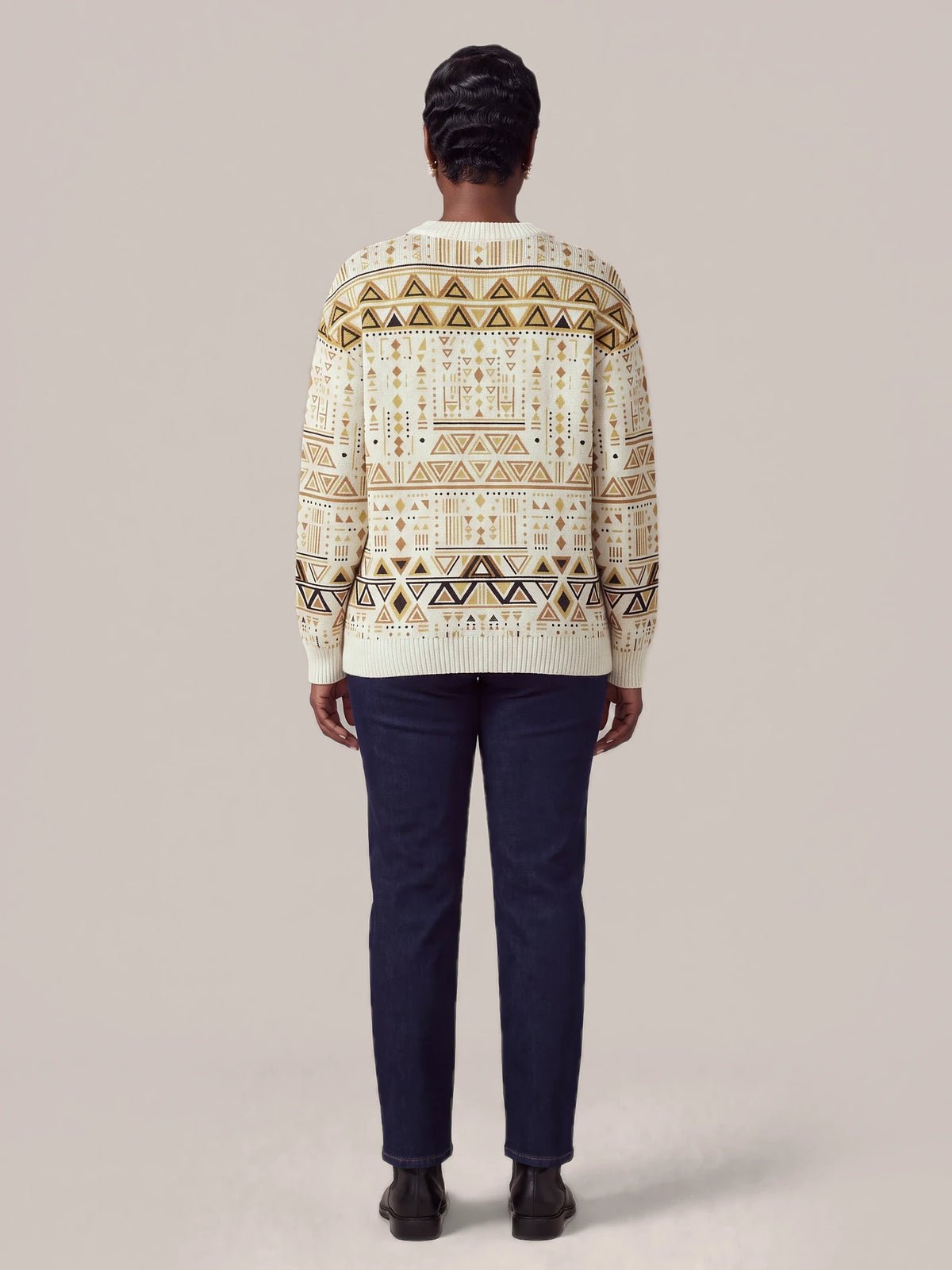 "Ngano" Sweatshirt — back view on model
