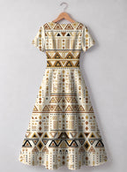 "Ngano" Sweetheart Midi Dress Promo