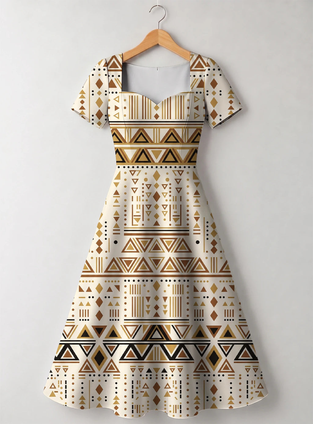 "Ngano" Sweetheart Midi Dress Promo