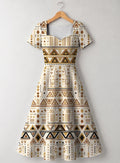 "Ngano" Sweetheart Midi Dress Promo