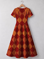 "Ngoma" Halloween Sweetheart Midi Dress Promo