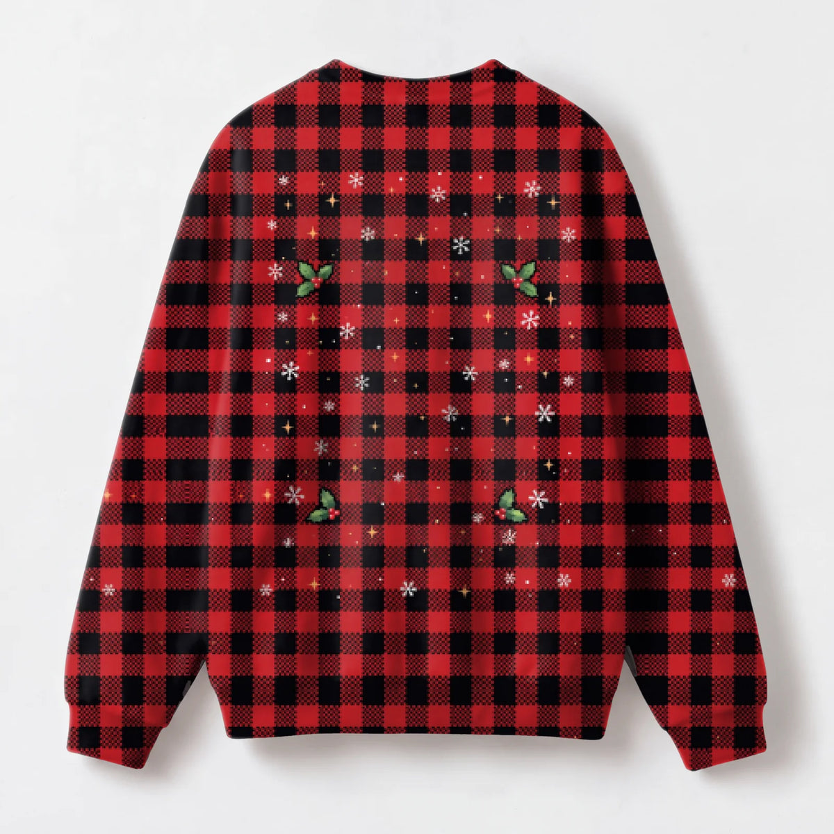 "Nice Try" Christmas Sweatshirt — back view