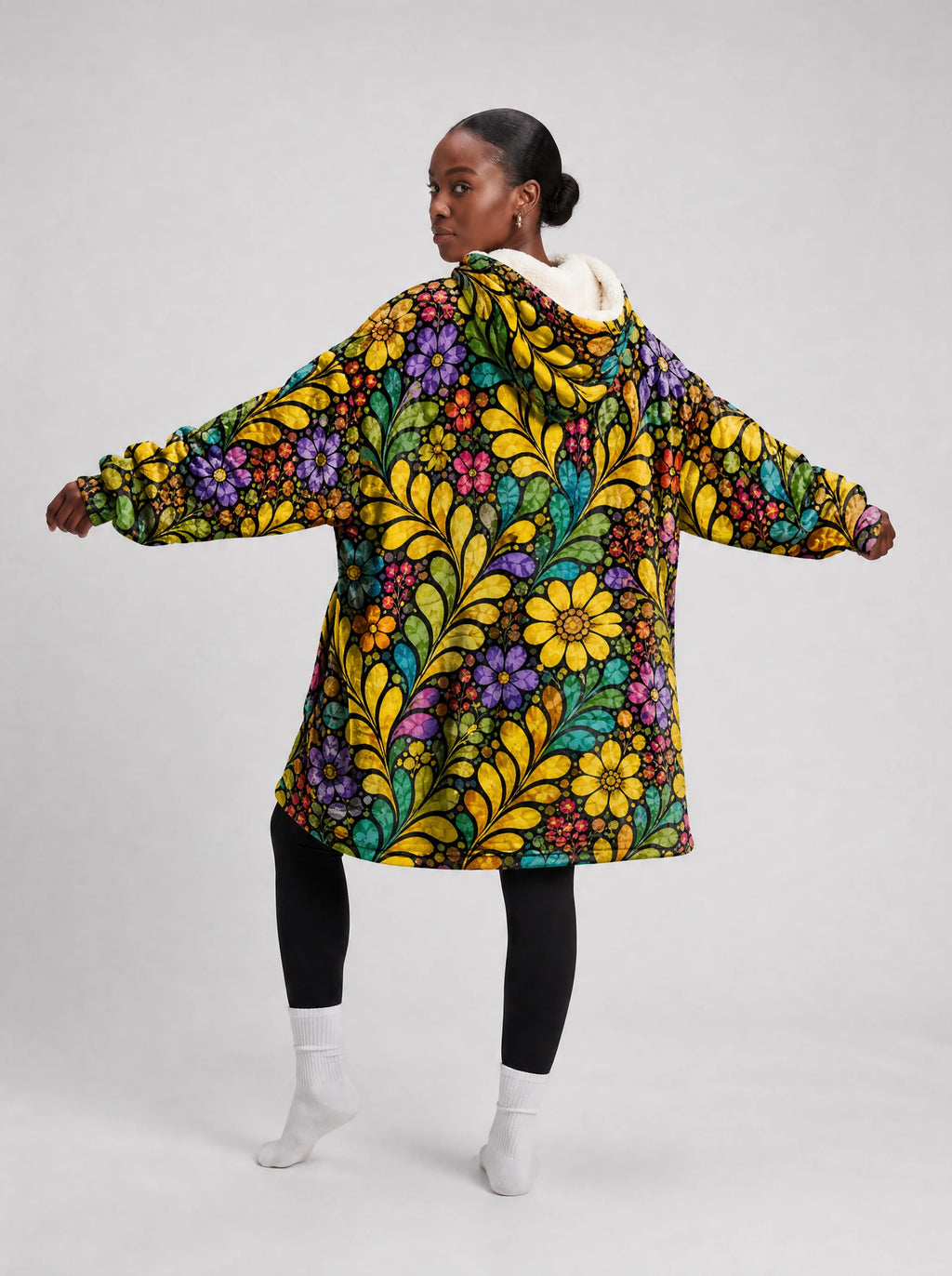 "Njano" Blanket Hoodie — front