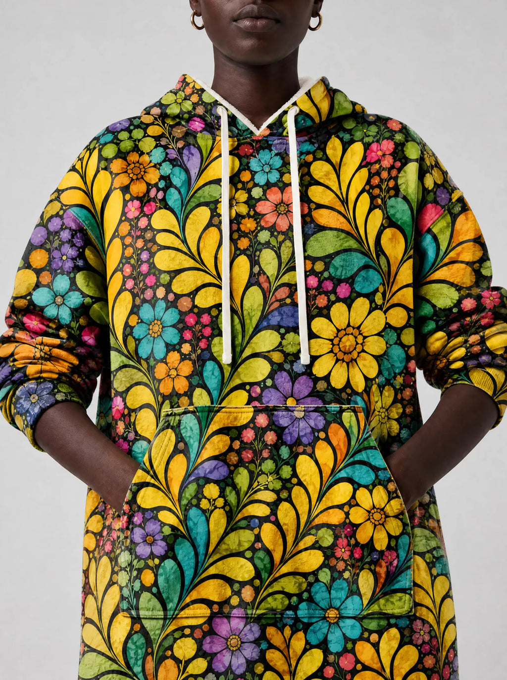"Njano" Blanket Hoodie — full body