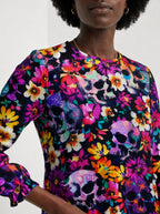 "Njozi" Long Sleeve Maxi Dress — back
