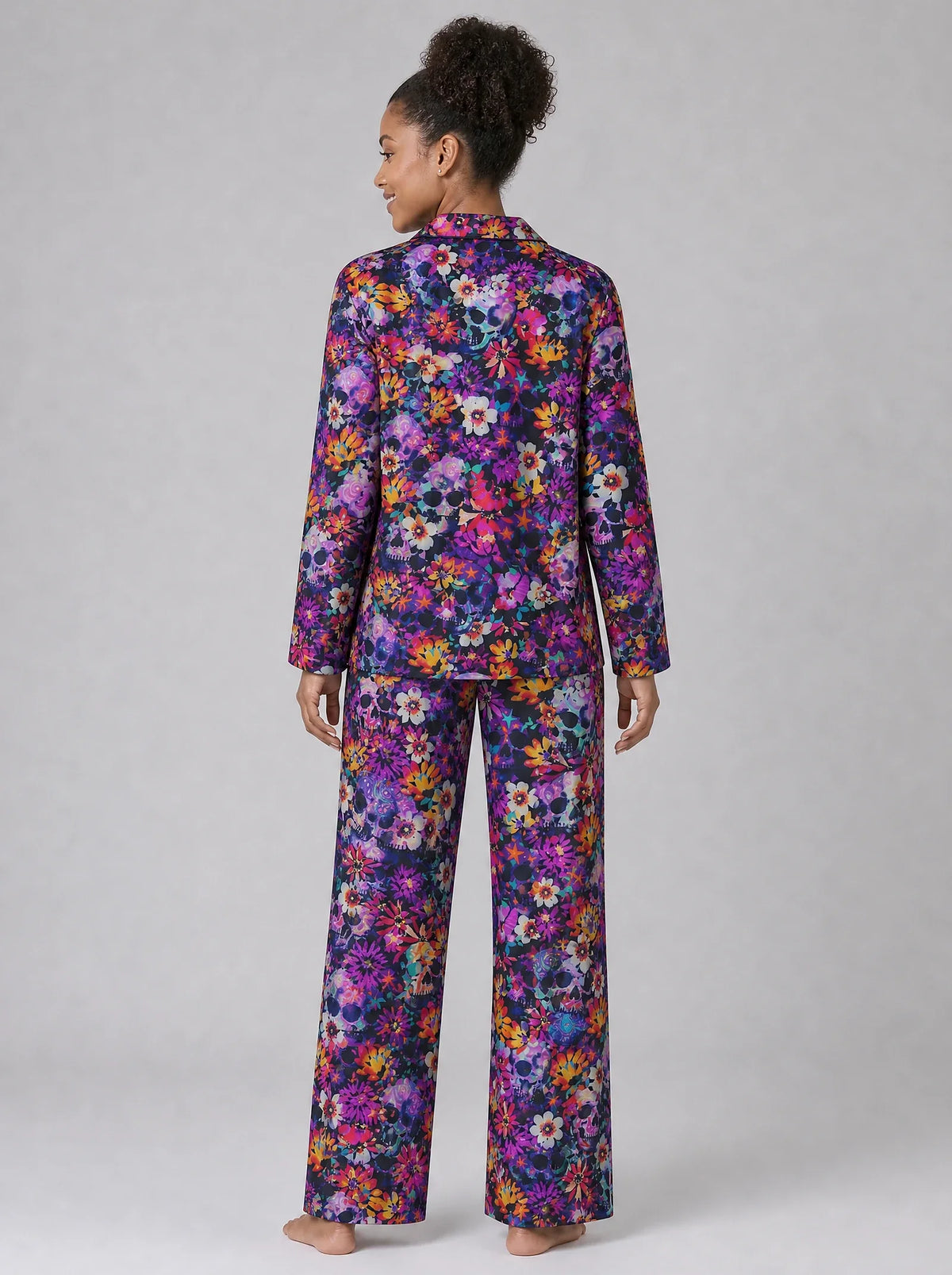 "Njozi" Pajama Set — back view on model