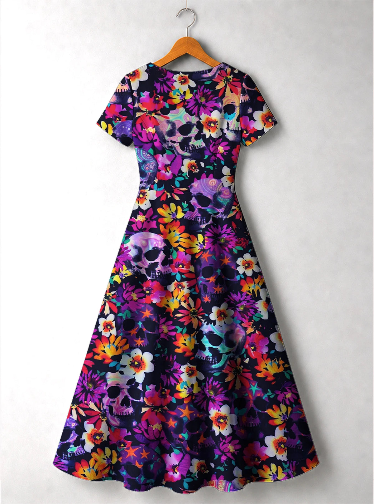 "Njozi" Short Sleeve Maxi Dress