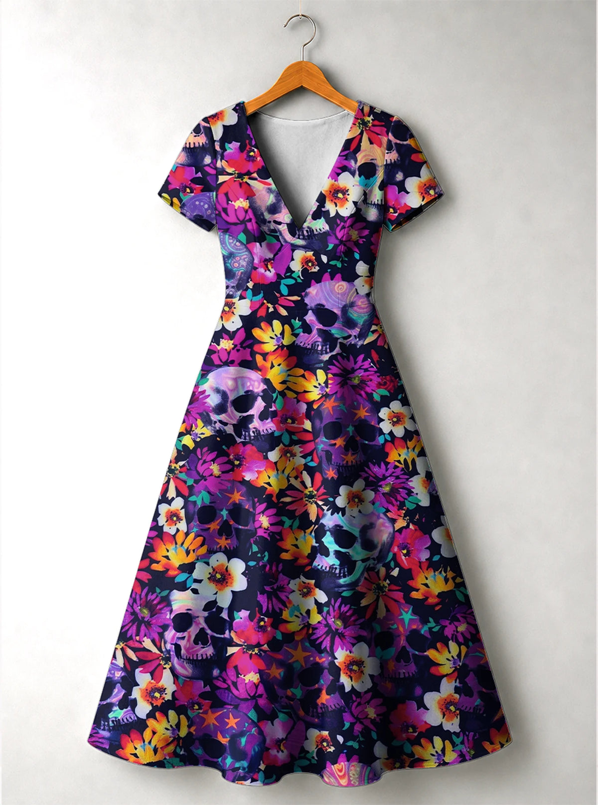 "Njozi" Short Sleeve Maxi Dress