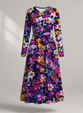 "Njozi" Long Sleeve Midaxi Dress