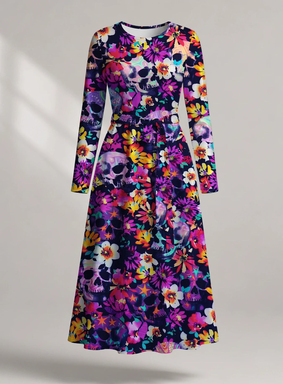 "Njozi" Long Sleeve Midaxi Dress