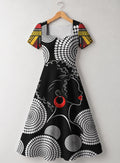 "Nukta" Sweetheart Midi Dress Promo