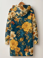 "Nyuki" Hoodie Dress — back view