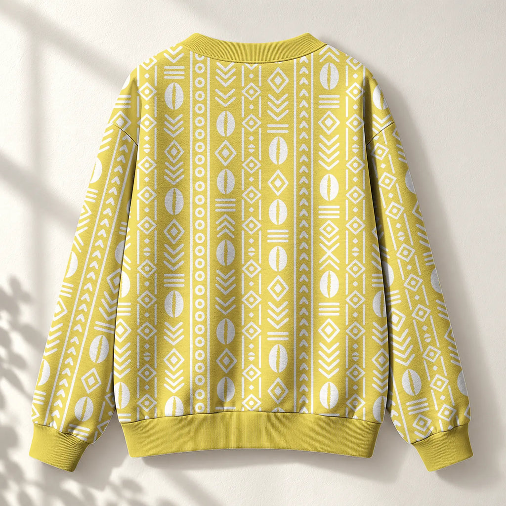"Oshun Dhahabu" Cardigan — back view