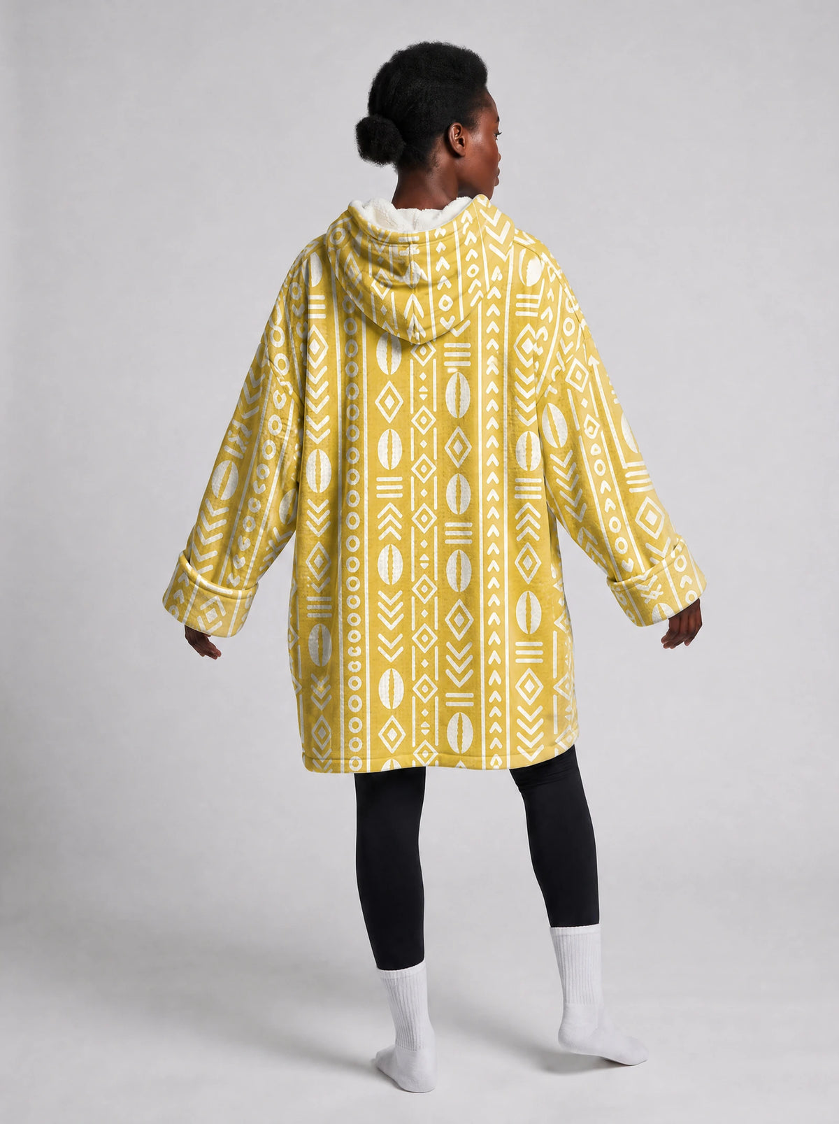 "Oshun Dhahabu" Blanket Hoodie — side