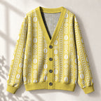 "Oshun Dhahabu" Cardigan — front view