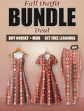 "Oshun Kijani" 2 Dresses + Free Leggings