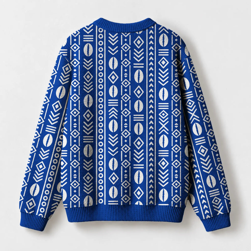 "Oshun Royal Blue" Sweatshirt — back view