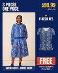 The Oshun Royal Blue Set