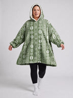 "Oshun Verde" Blanket Hoodie — front
