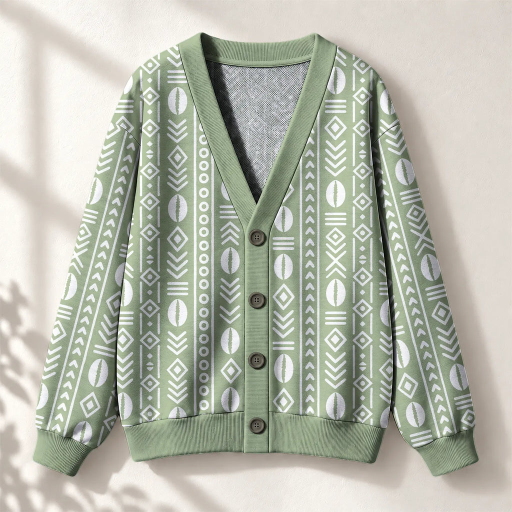 "Oshun Verde" Cardigan — front view