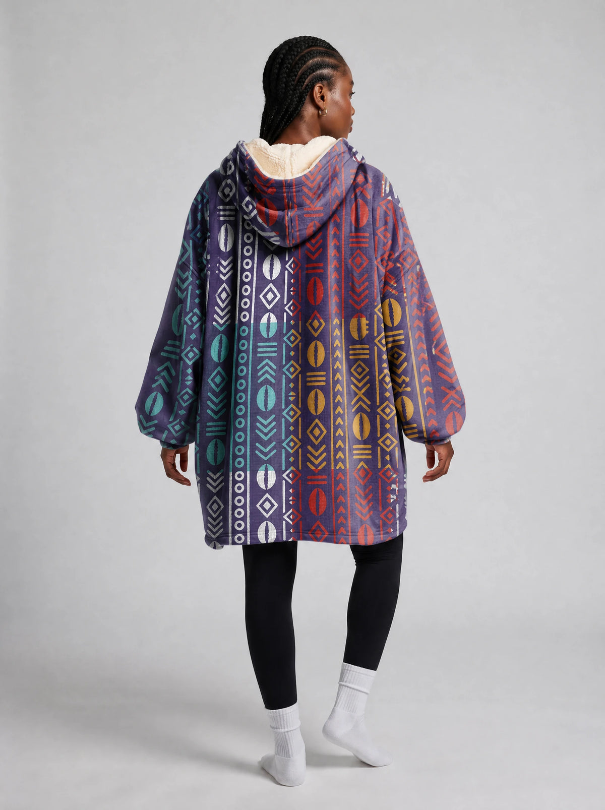 "Oshun Zamani" Blanket Hoodie — side