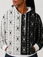 "Pacha" Hoodie — close-up on model
