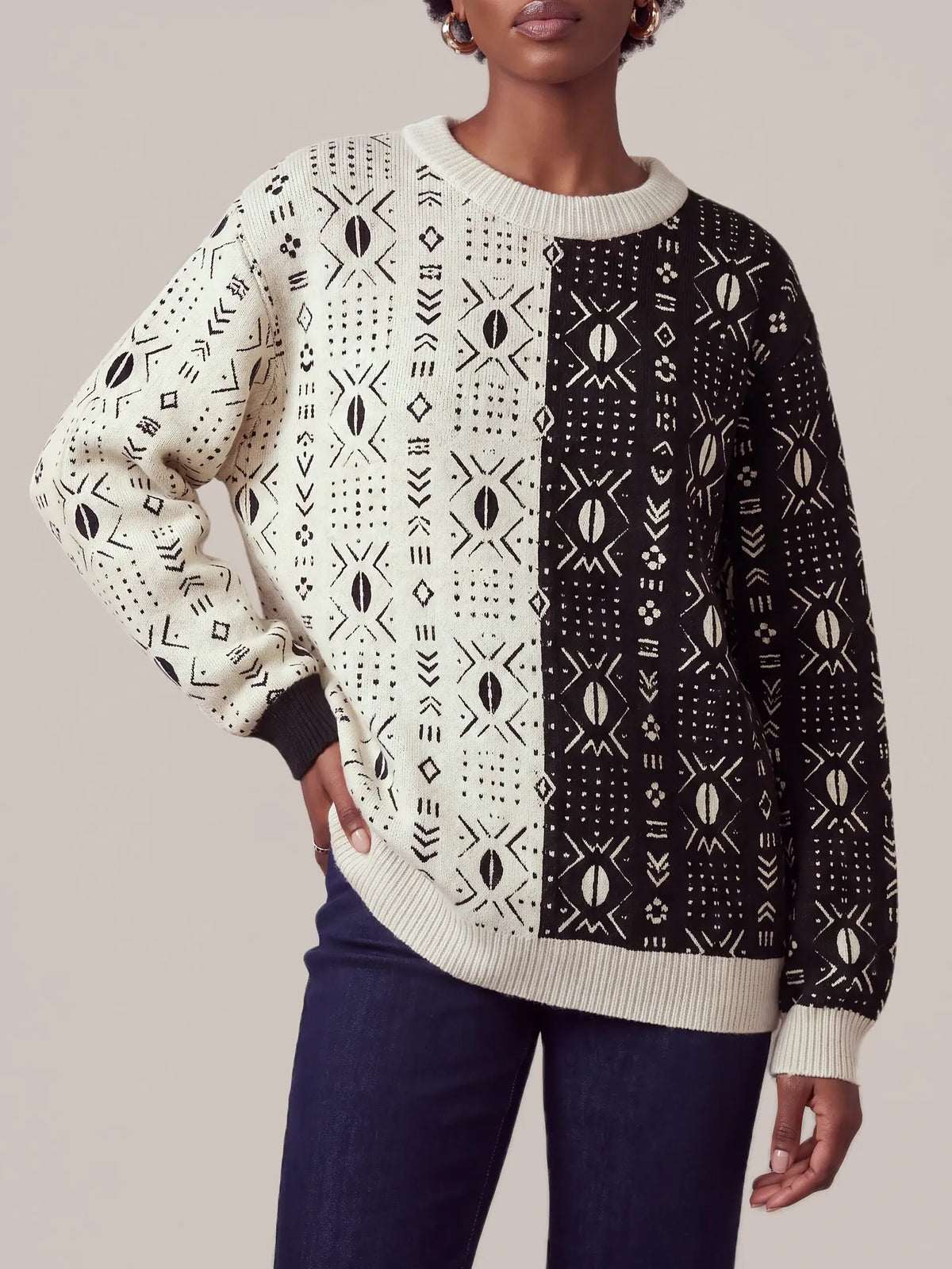"Pacha" Sweatshirt — styled view on model