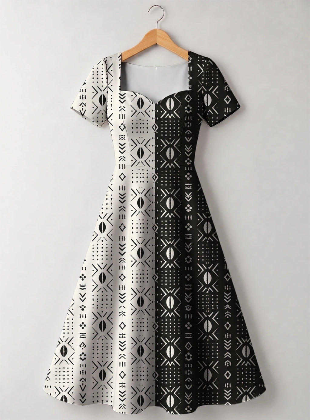"Pacha" Sweetheart Midi Dress Promo