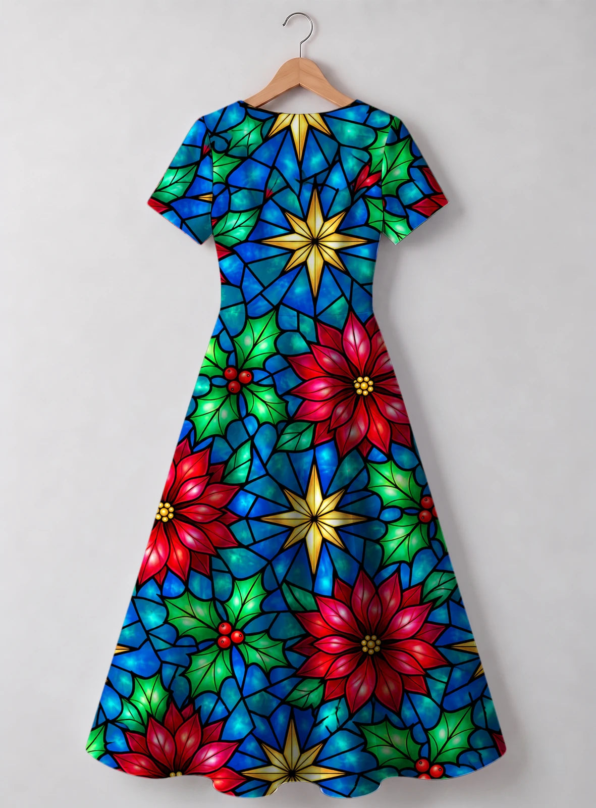 "Pendo" Sweetheart Midi Dress — back flat