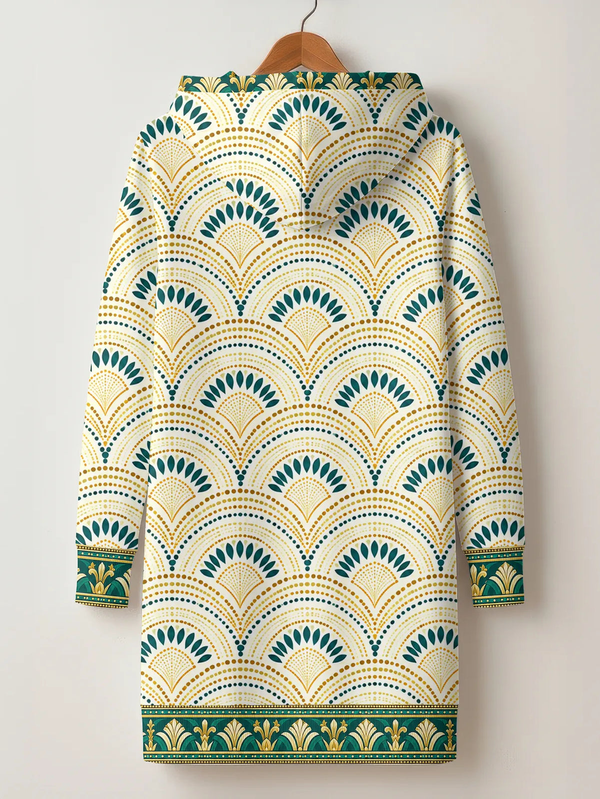 "Pepeo" Hoodie Dress — back flat