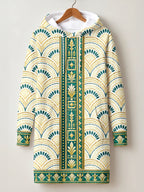 "Pepeo" Hoodie Dress — front flat