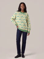 "Pepeo" Sweatshirt — front view on model