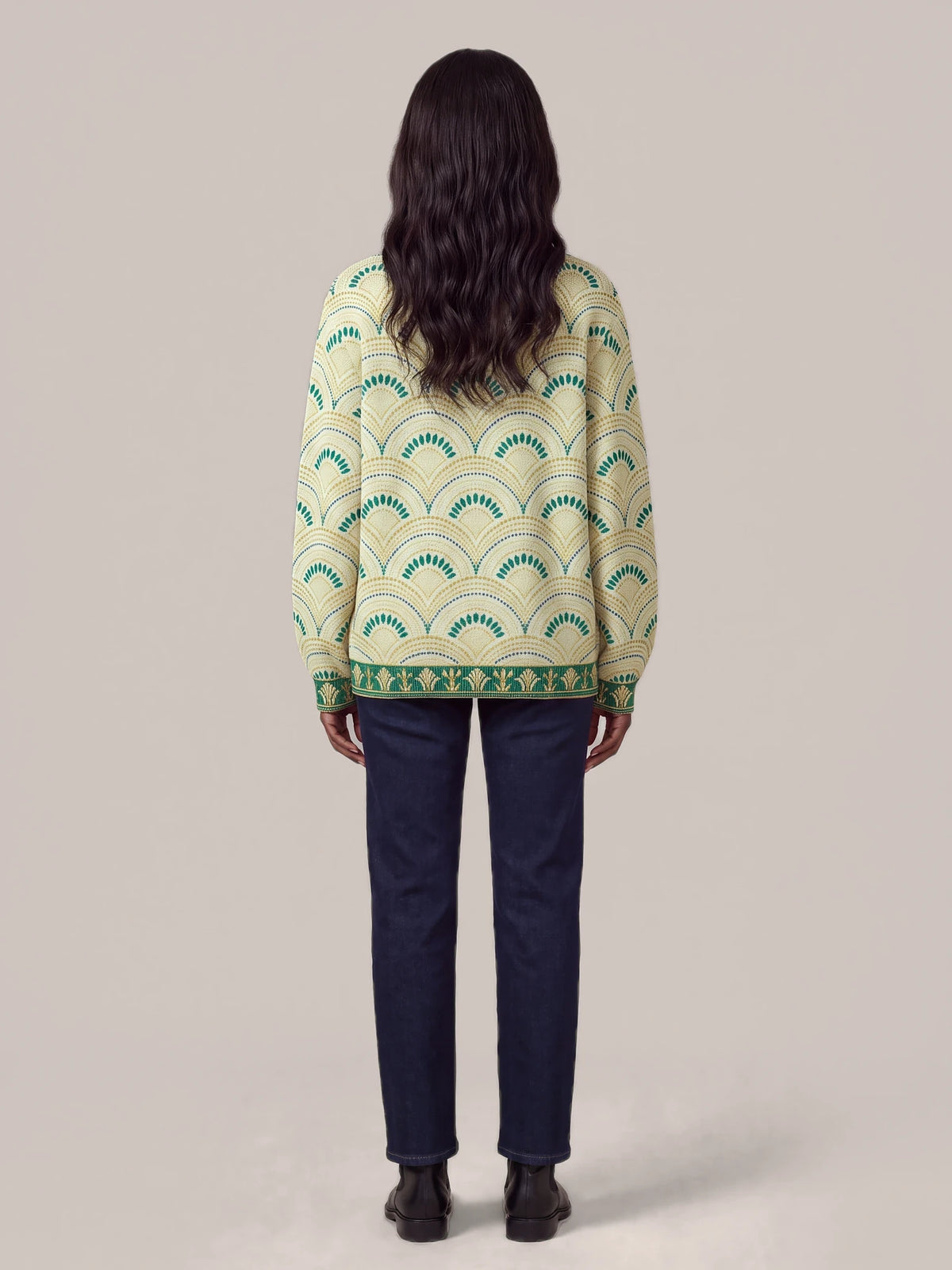 "Pepeo" Sweatshirt — back view on model