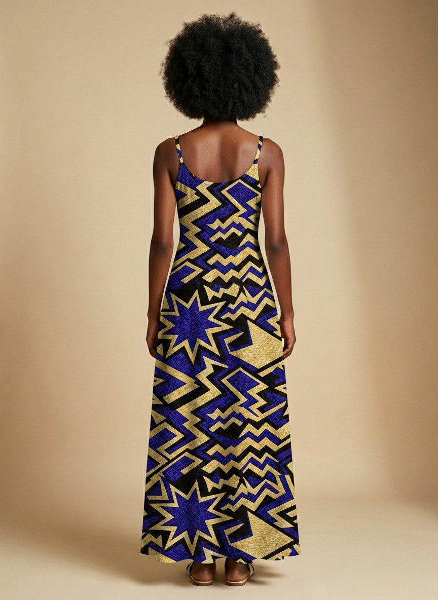 Royal Blue Sheba Maxi Dress