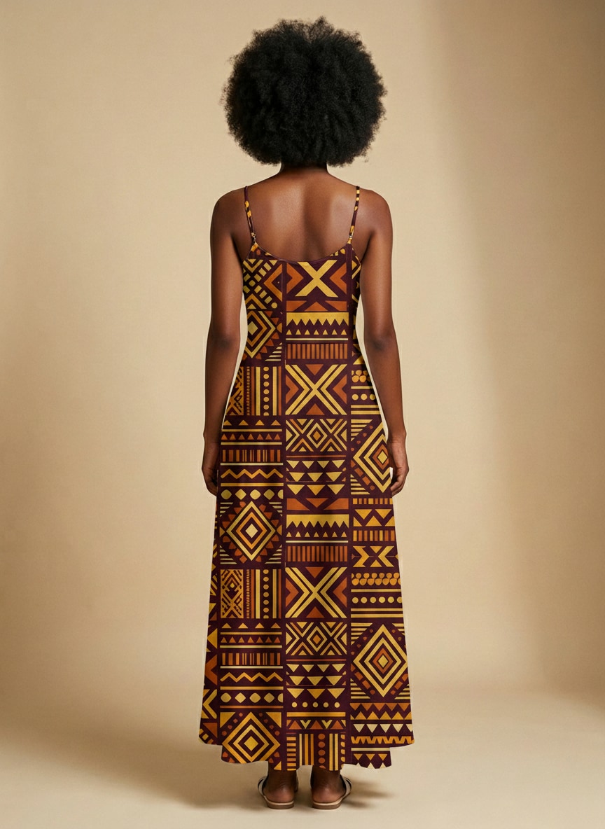Mudcloth Maxi Dress