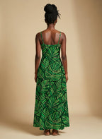 "Asili" Emerald Maxi Dress Promo