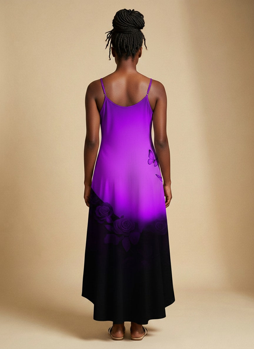 "Selah" Purple Maxi Dress
