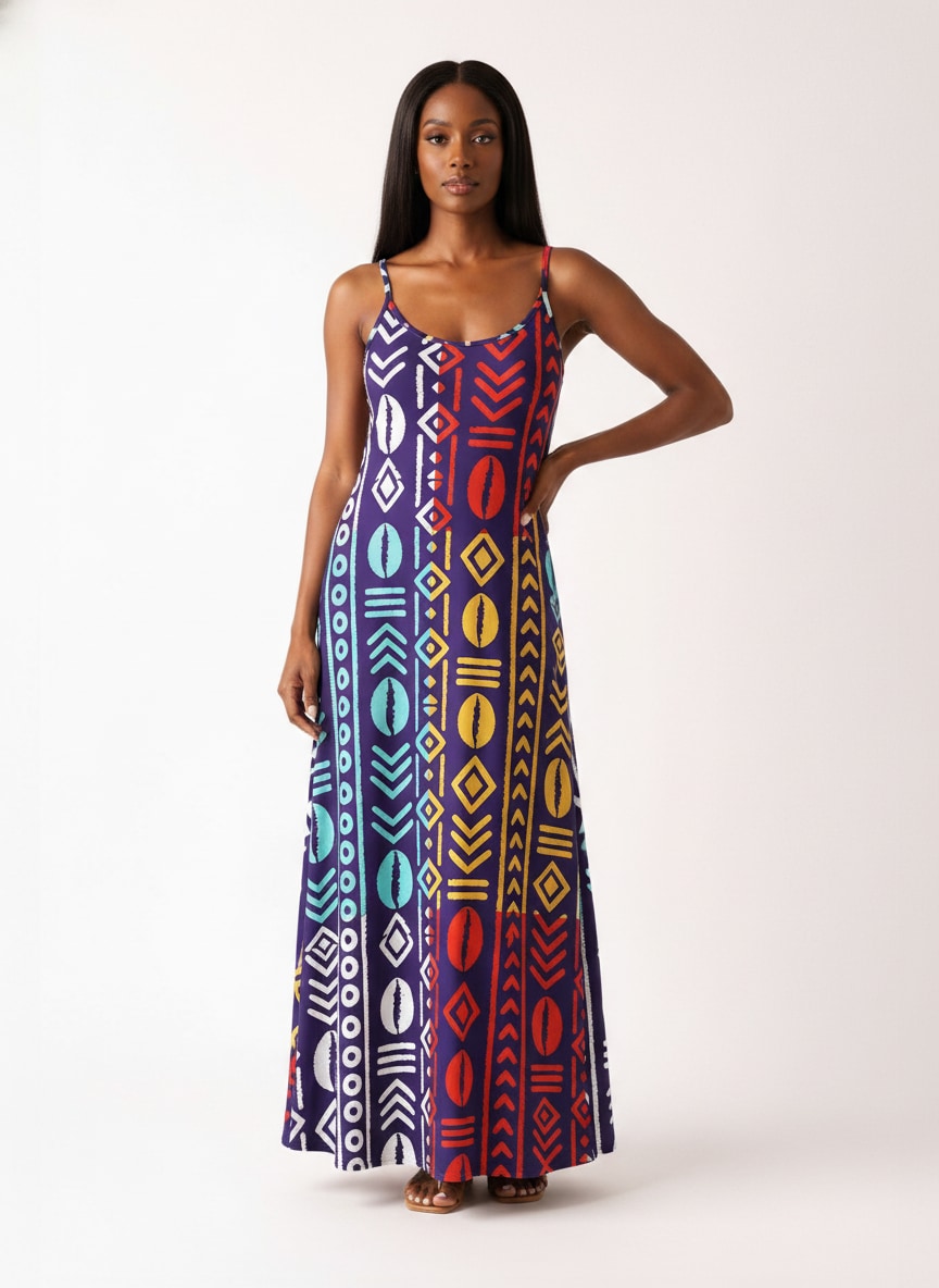 "Oshun Zamani" Maxi Dress