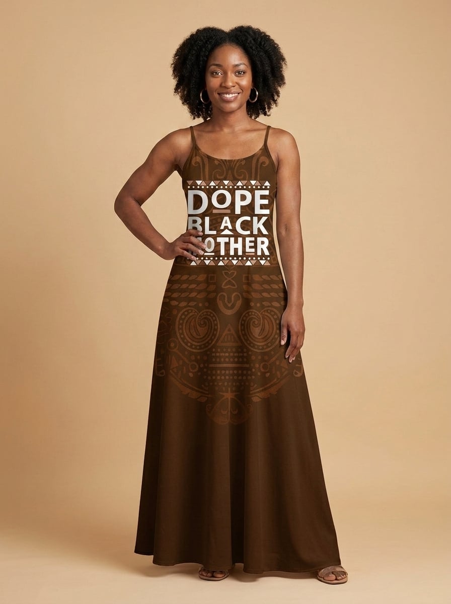 Dope Black Mom Maxi Dress