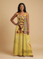 Yellow Orchid Maxi Dress