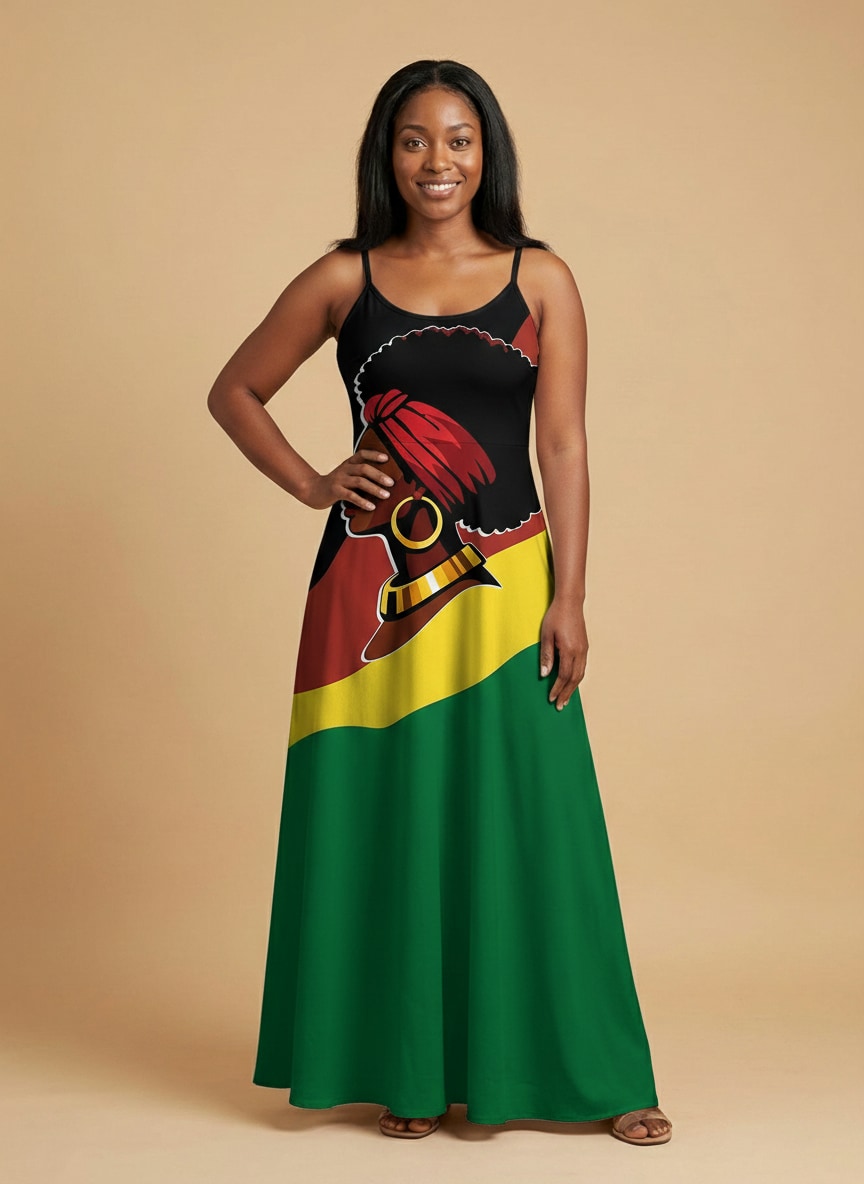 Black History Maxi Dress