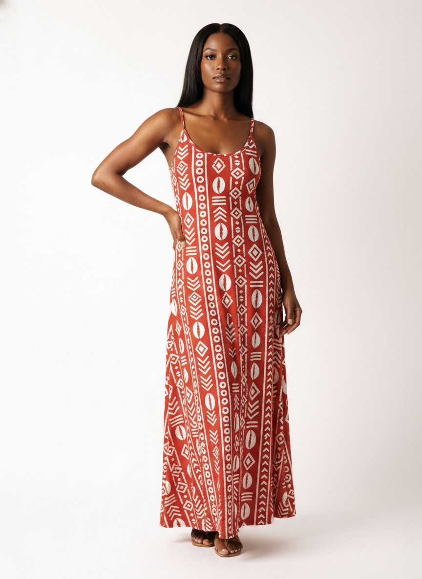 "Oshun Kijani" Maxi Dress
