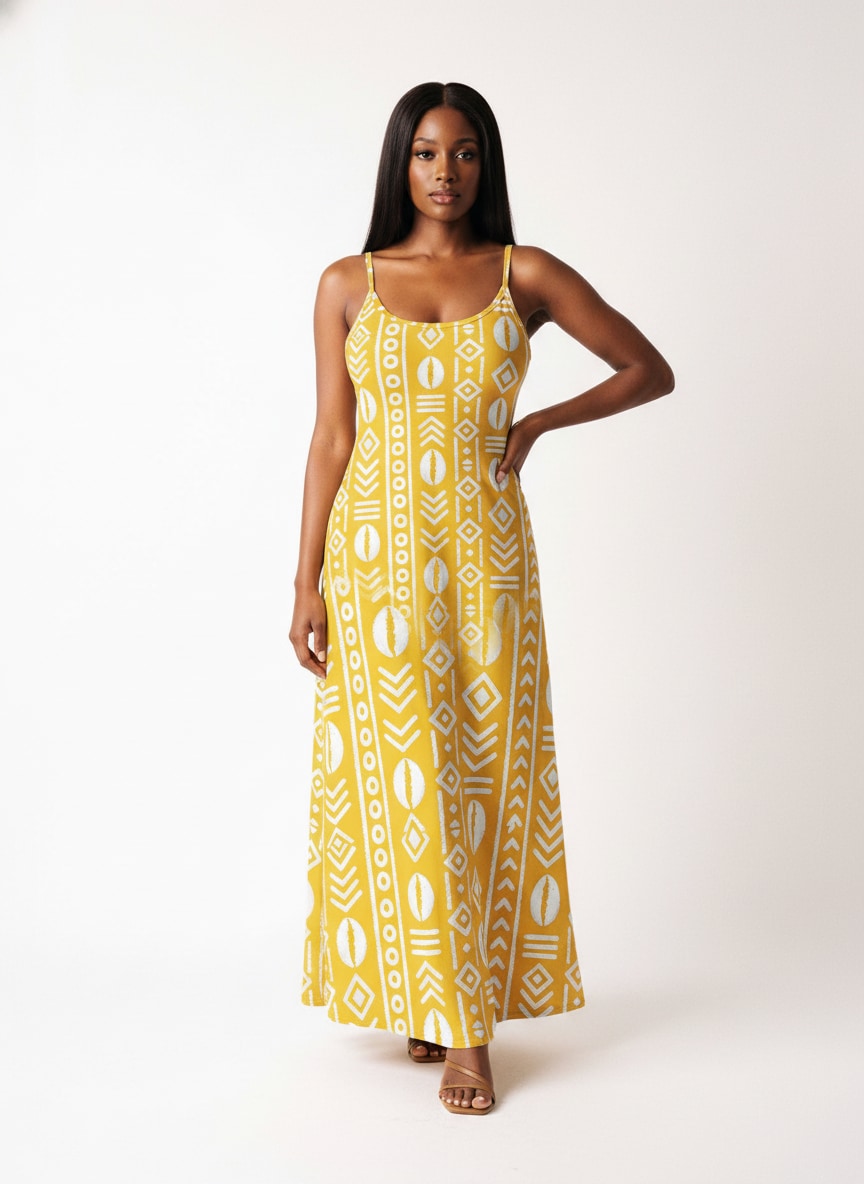 "Oshun Dhahabu" Maxi Dress