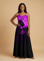 "Selah" Purple Maxi Dress