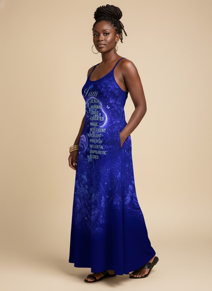 Black Woman Loved Maxi Dress