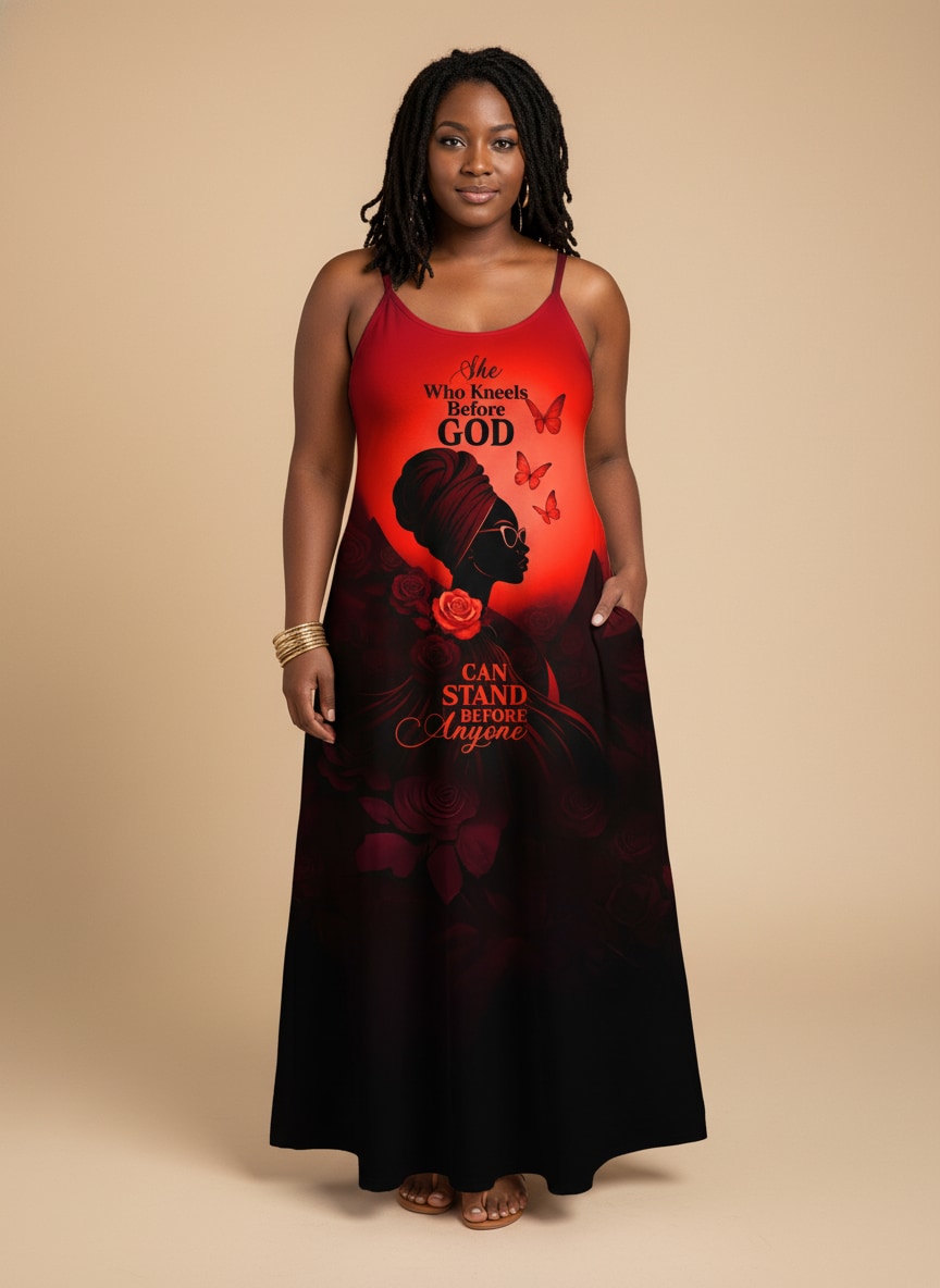 "Selah" Red Maxi Dress