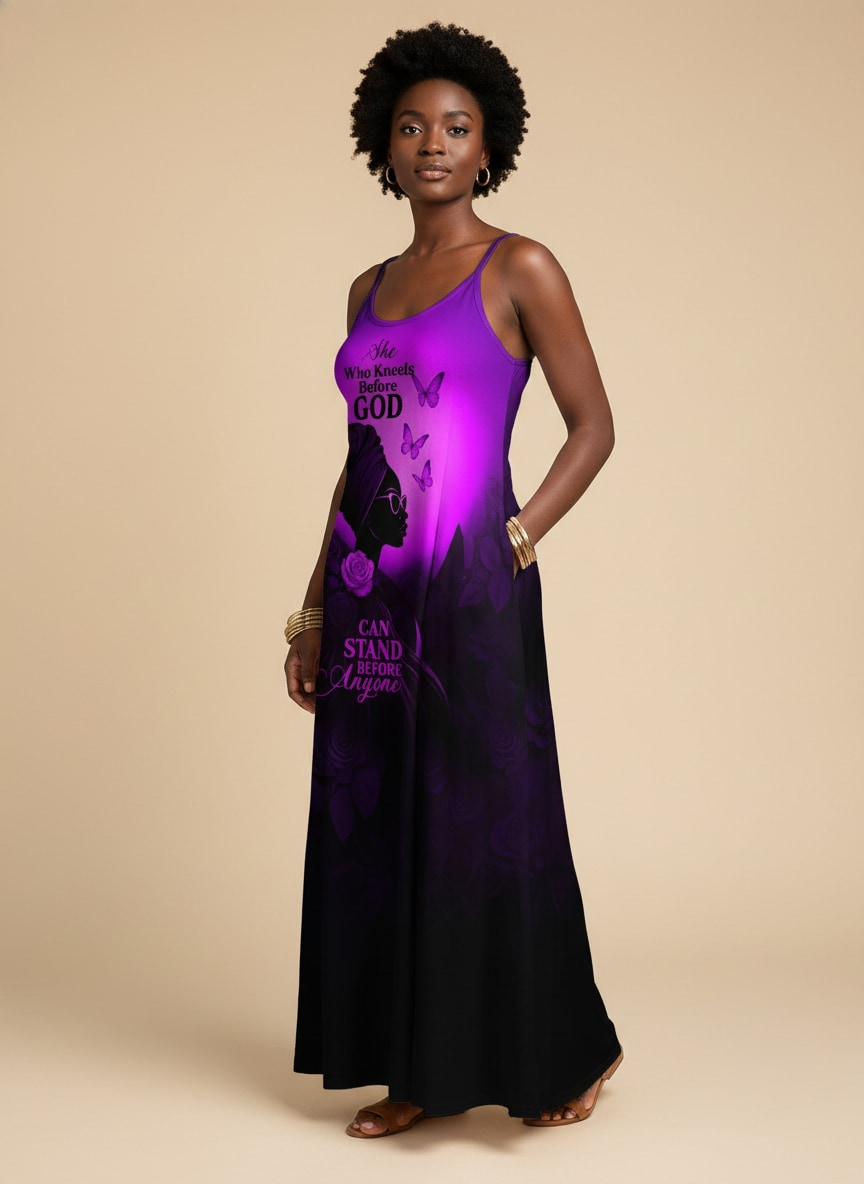 "Selah" Purple Maxi Dress