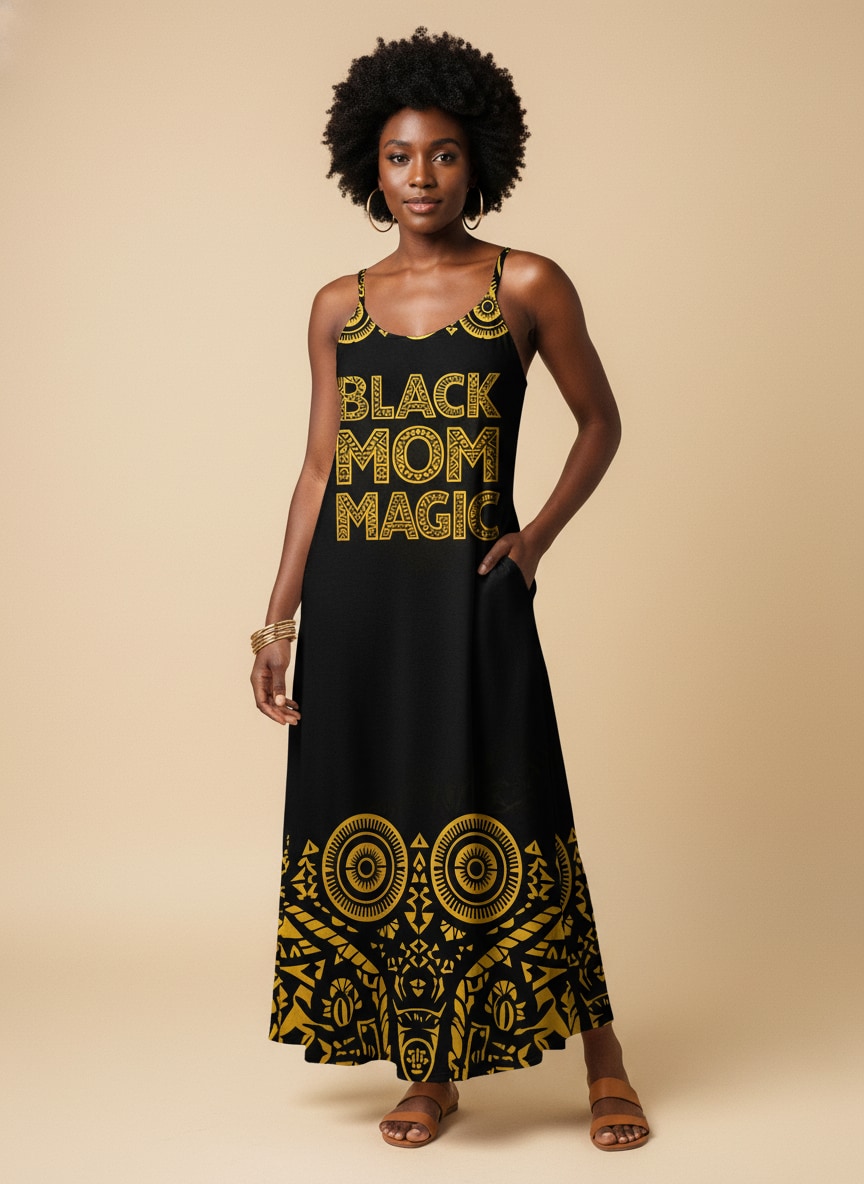 "Mamafo" Maxi Dress