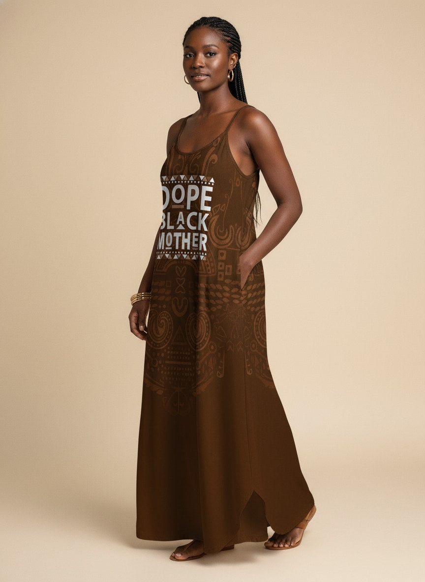 Dope Black Mom Maxi Dress