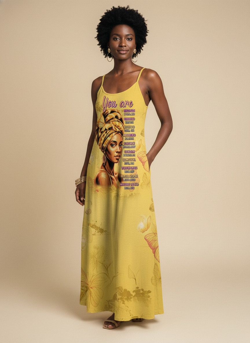 Yellow Orchid Maxi Dress
